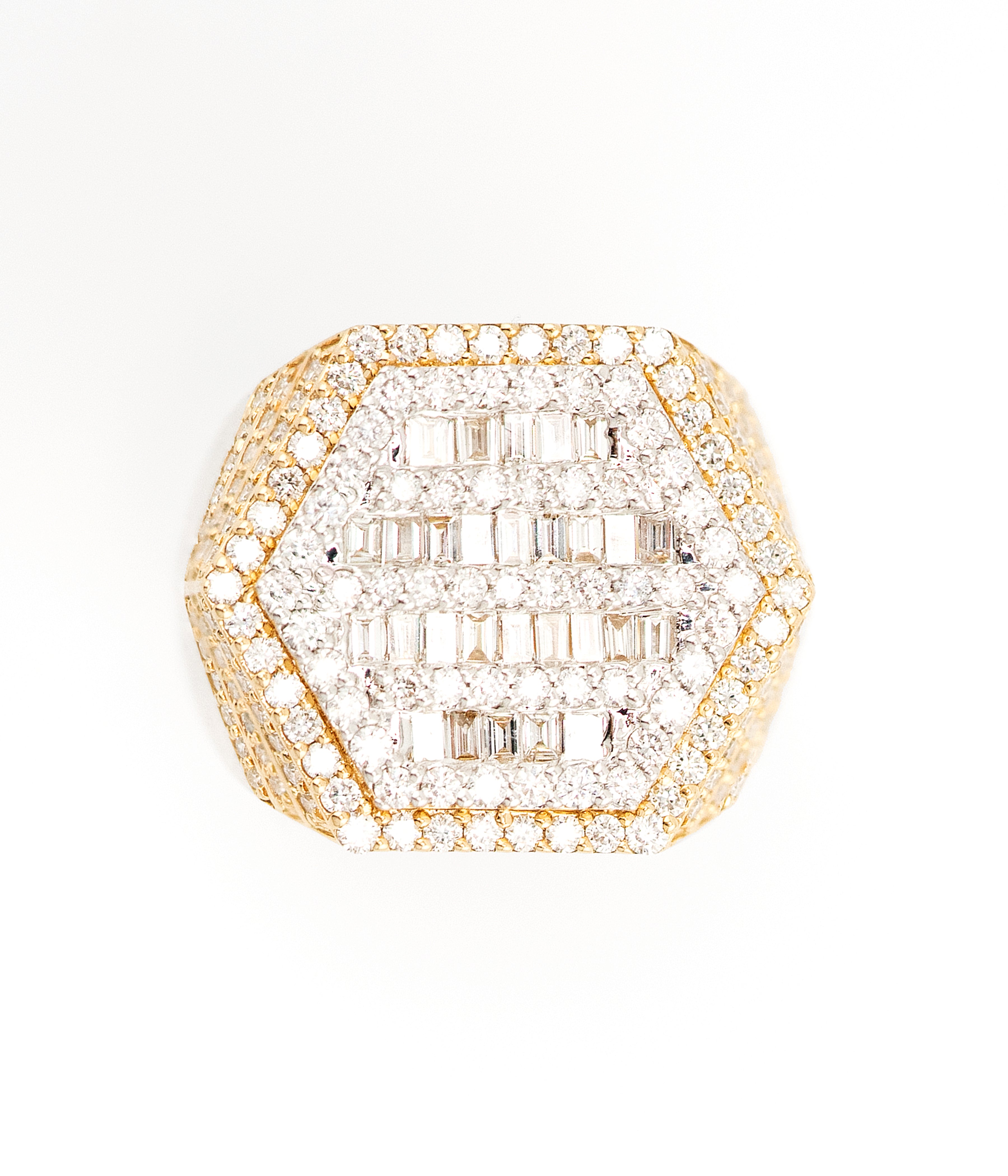 Gold Hexa Ring