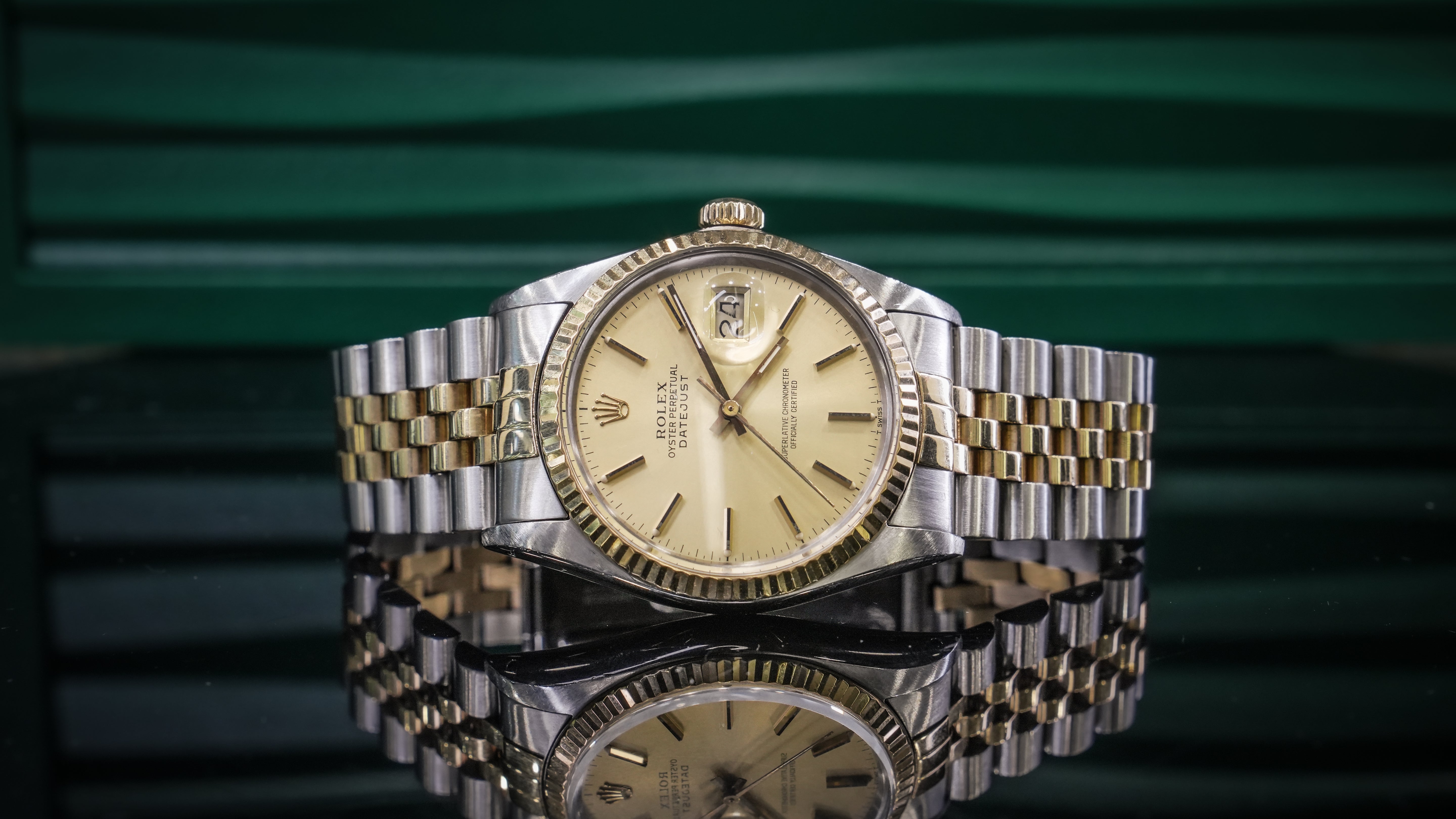 Rolex Datejust 36MM Two-Tone Champagne Dial