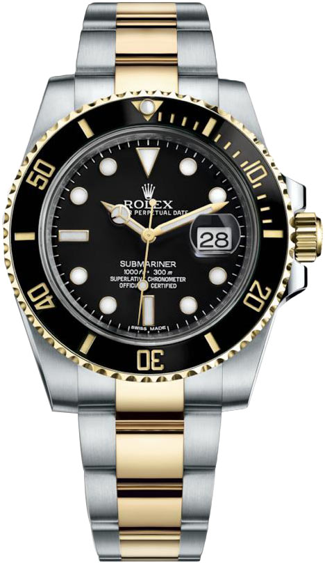 Rolex Submariner Two-Tone Black