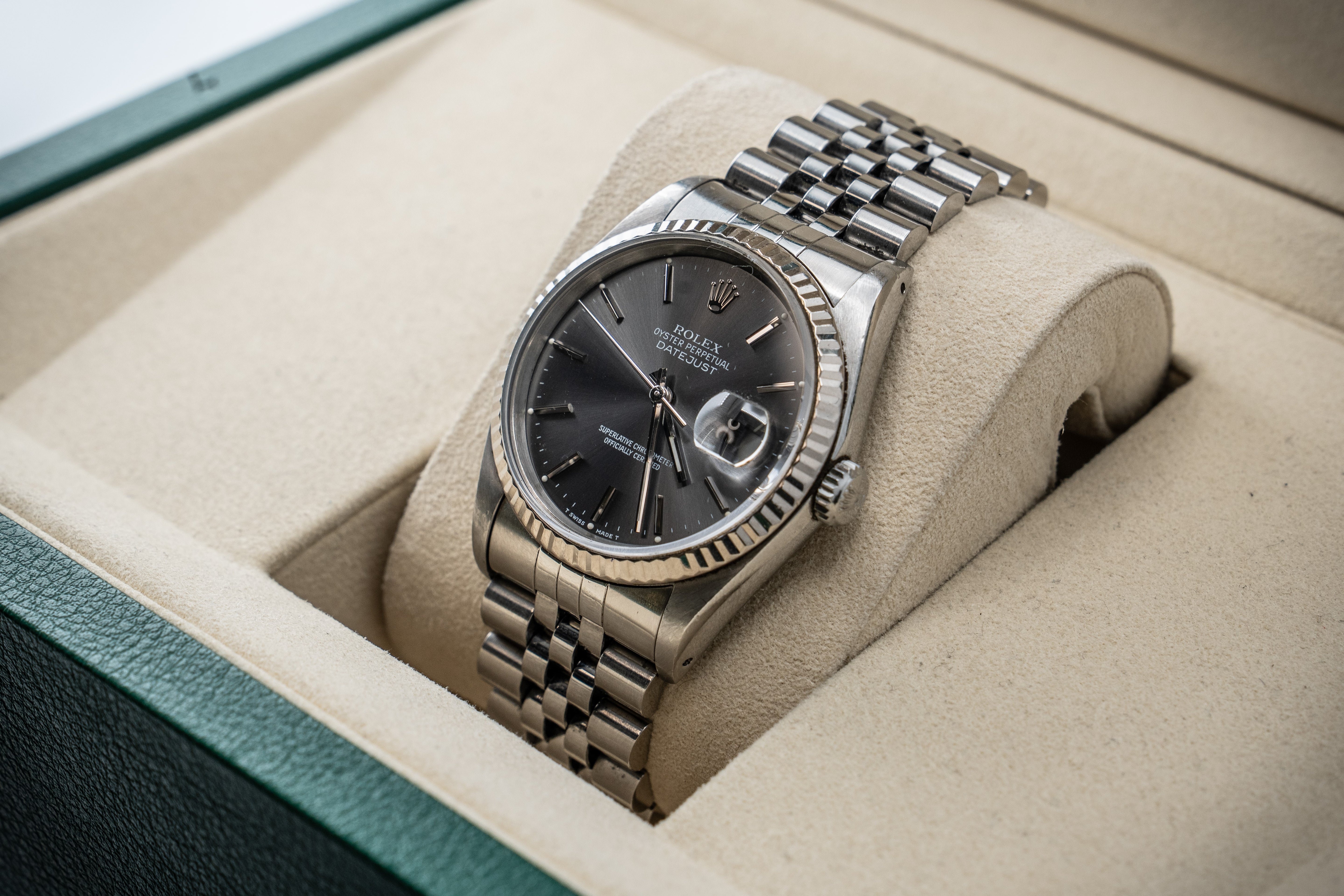 Rolex Datejust 36MM Rhodium Dial