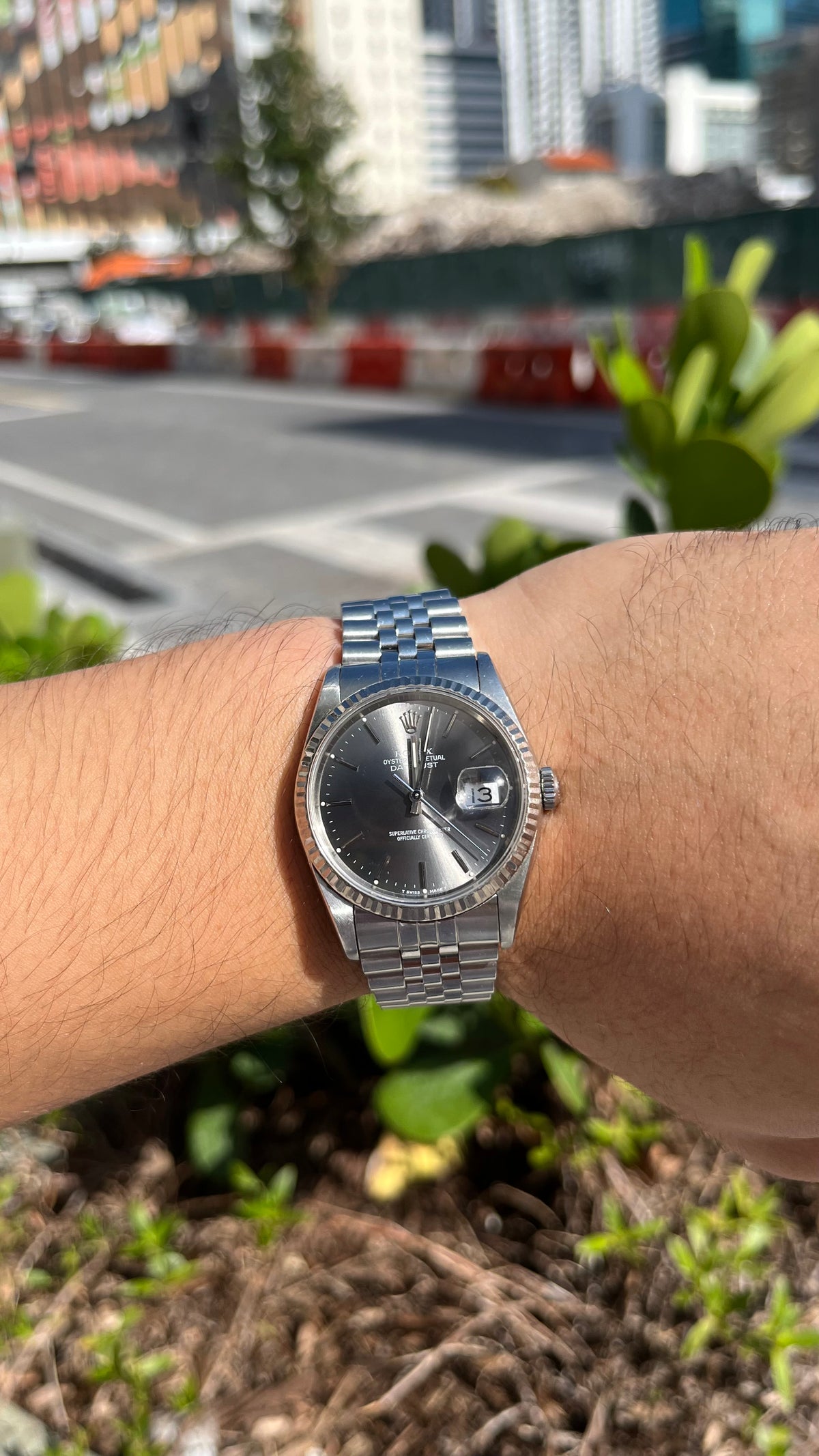 Rolex Datejust 36MM Rhodium Dial Watch