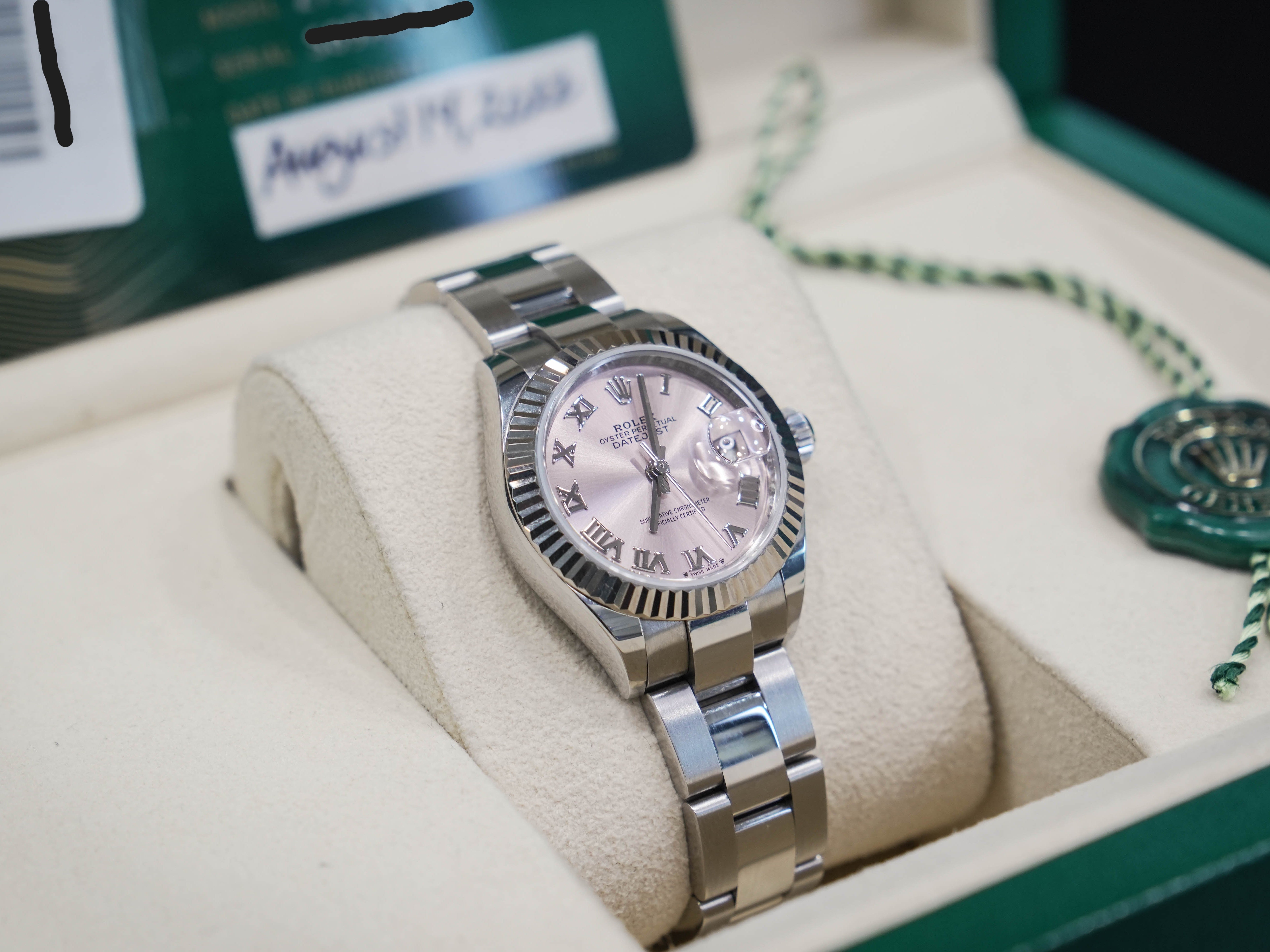 Rolex Lady-Datejust 28MM Pink Roman Dial