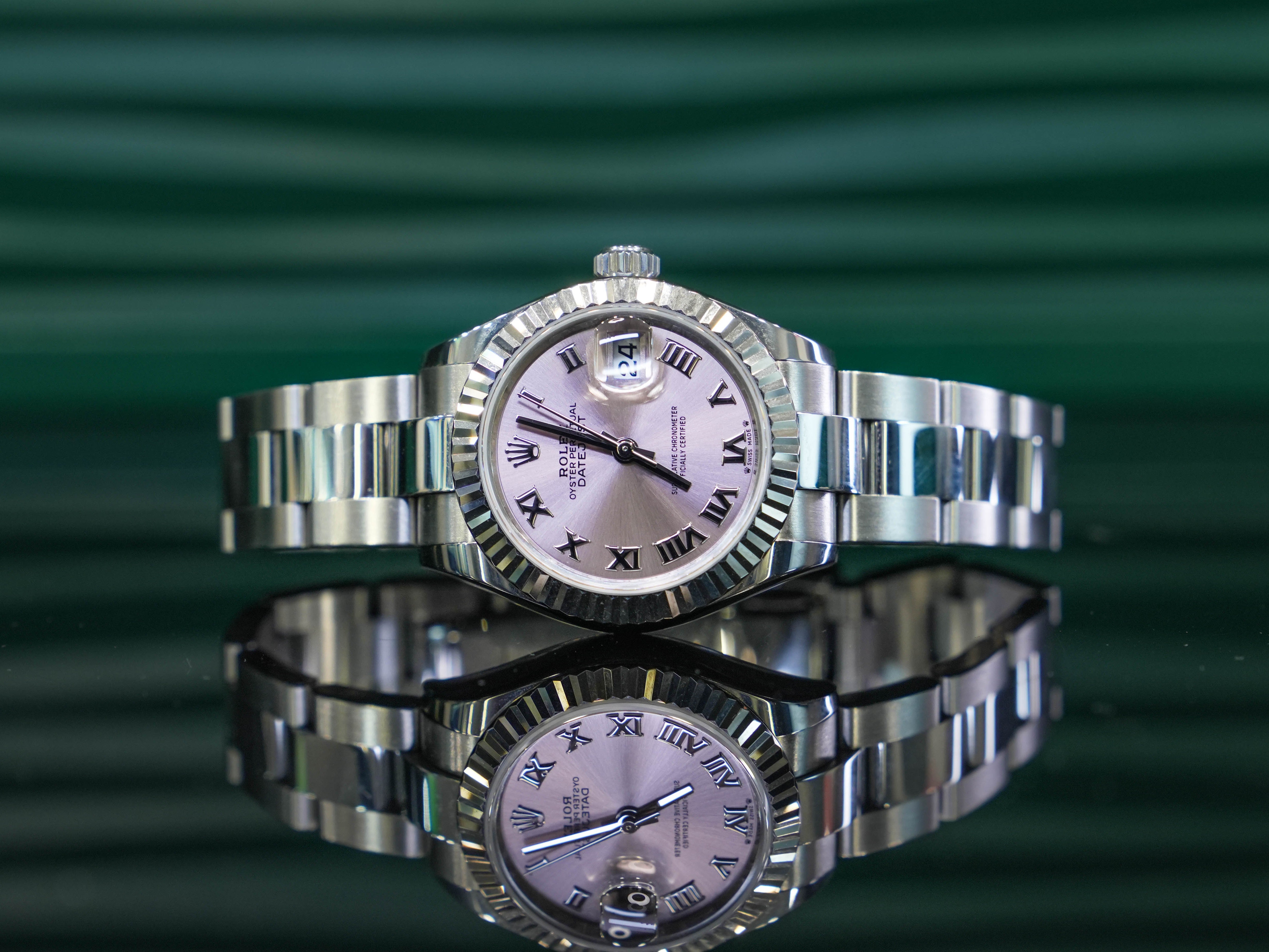 Rolex Lady-Datejust 28MM Pink Roman Dial