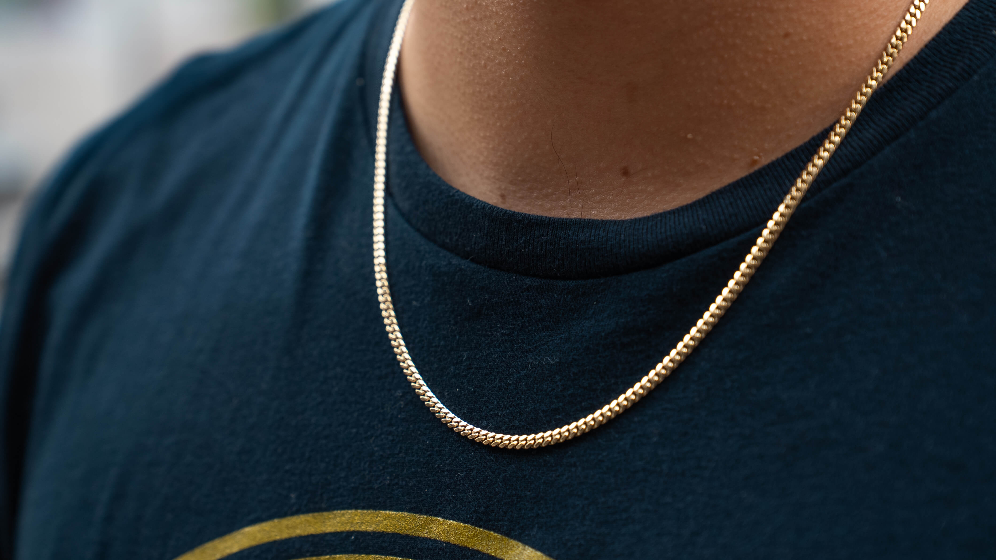 03 MM | Machine Made Miami Cuban Link Chain | Solid Gold