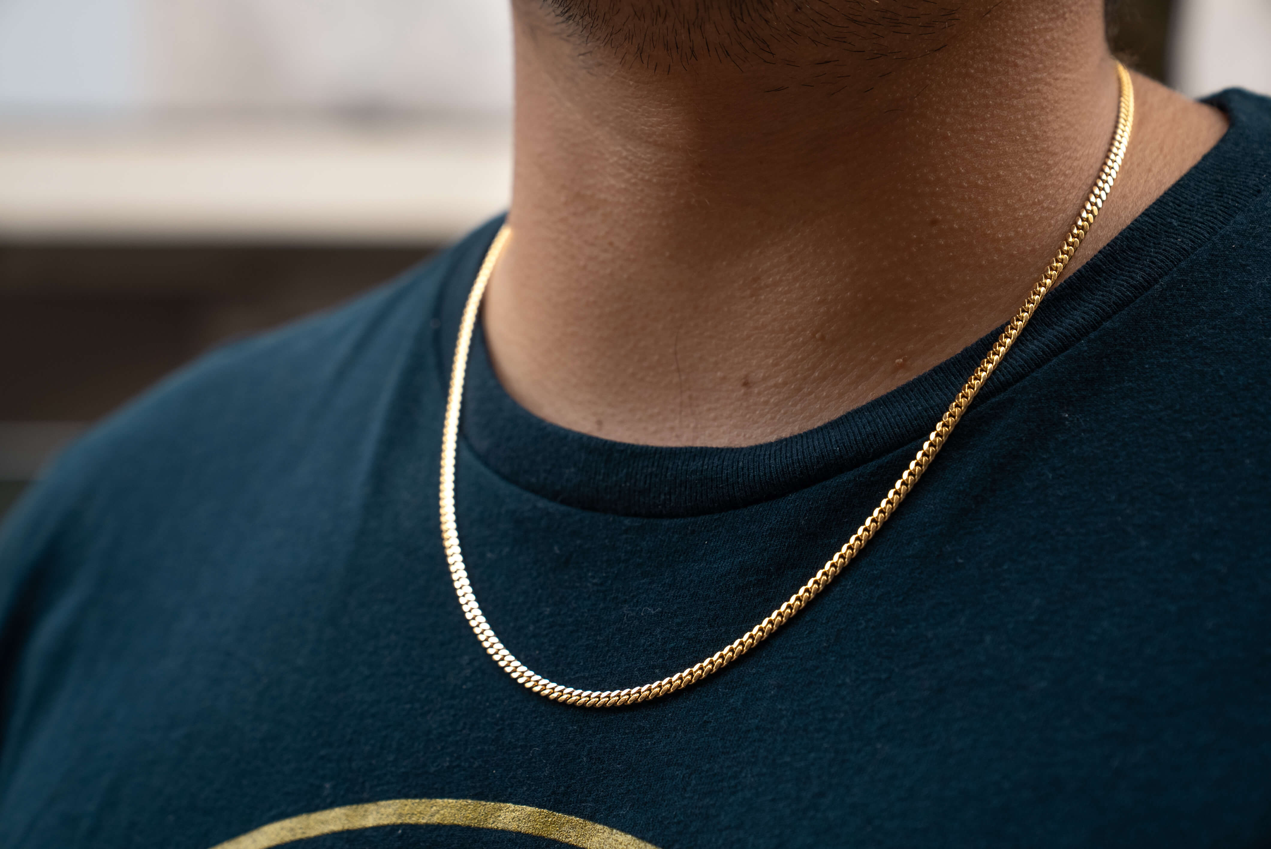 03 MM | Machine Made Miami Cuban Link Chain | Solid Gold