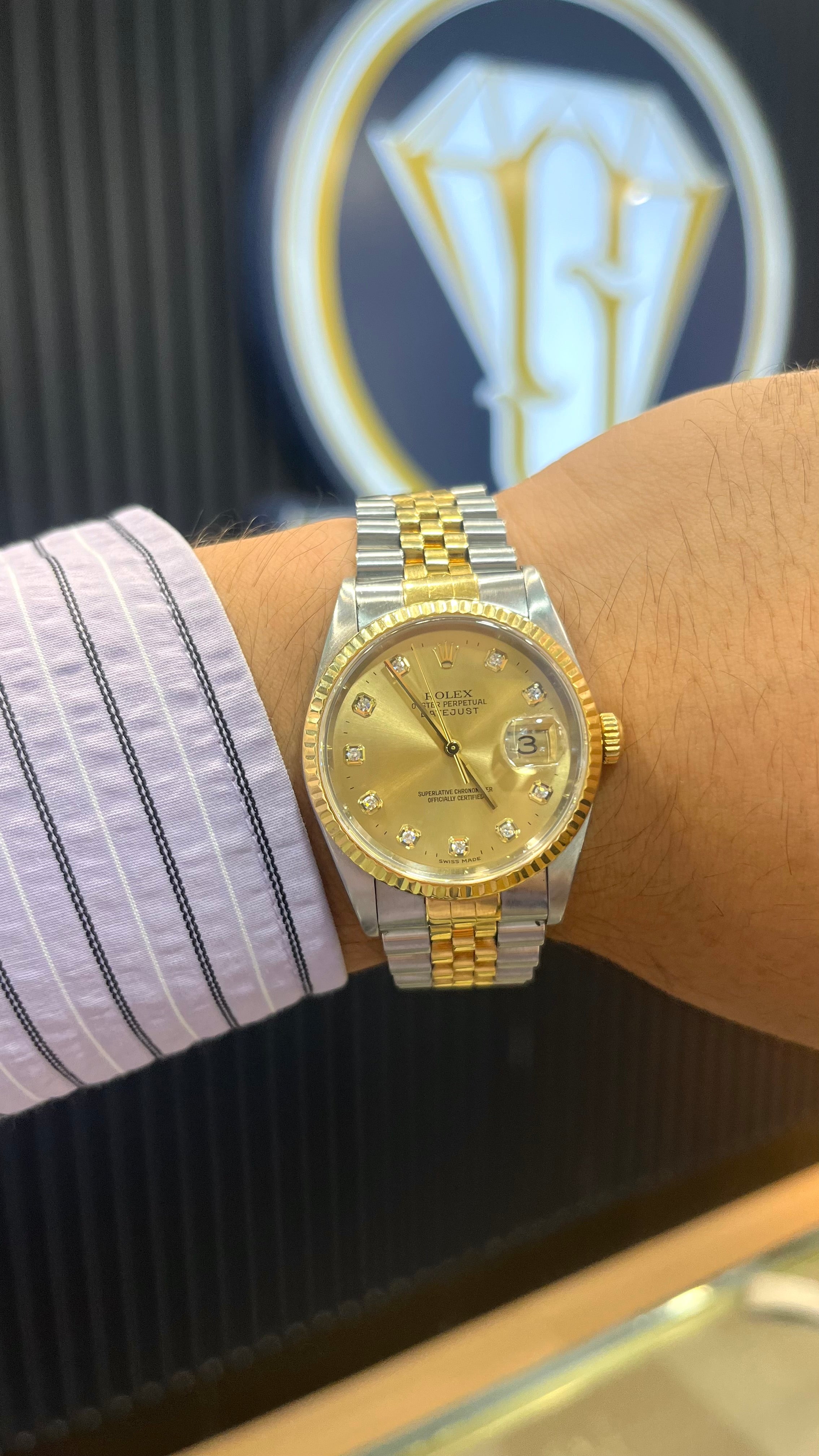 Rolex Datejust 36MM Diamond Dial