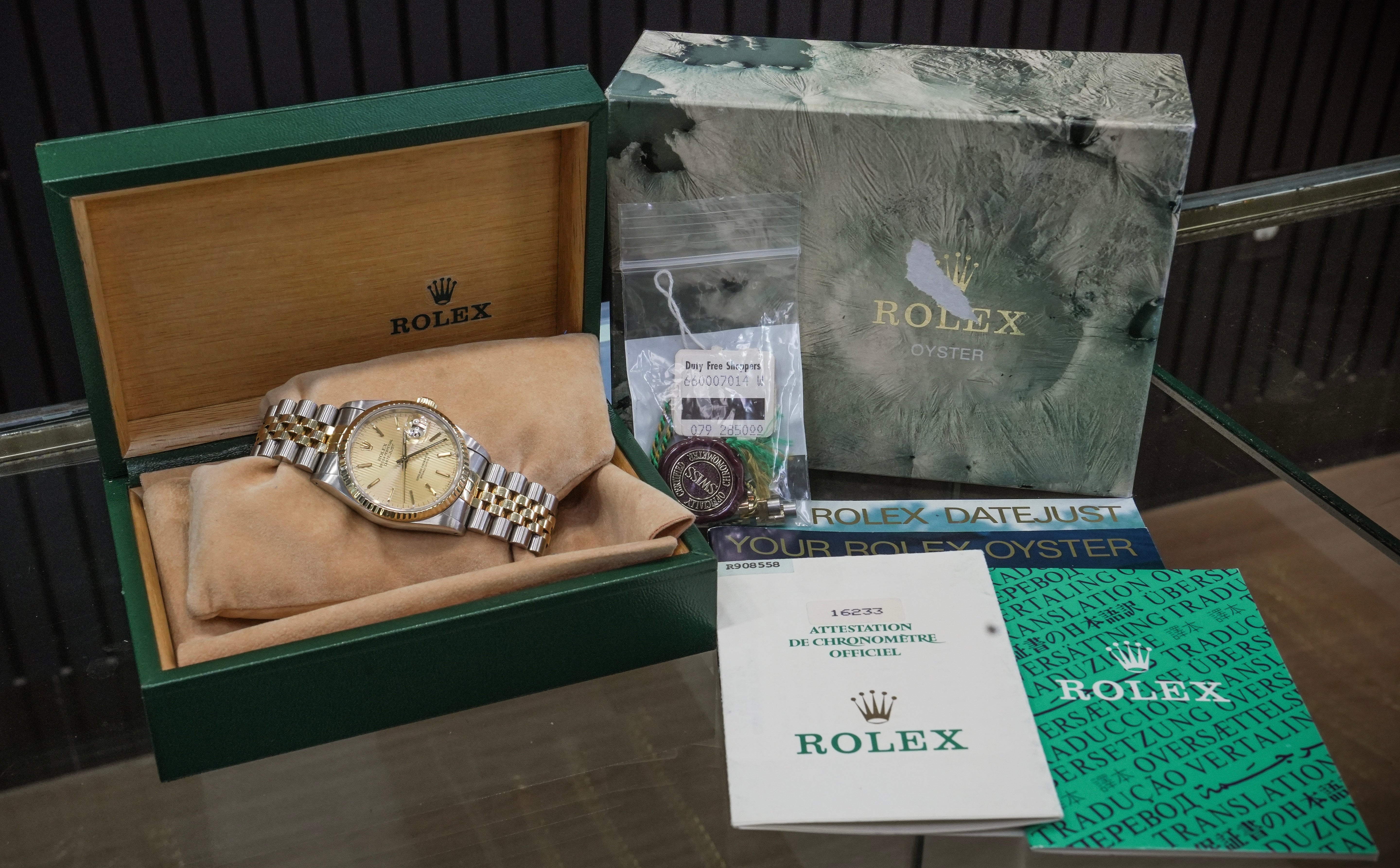 Rolex Datejust 36MM Tapestry Dial