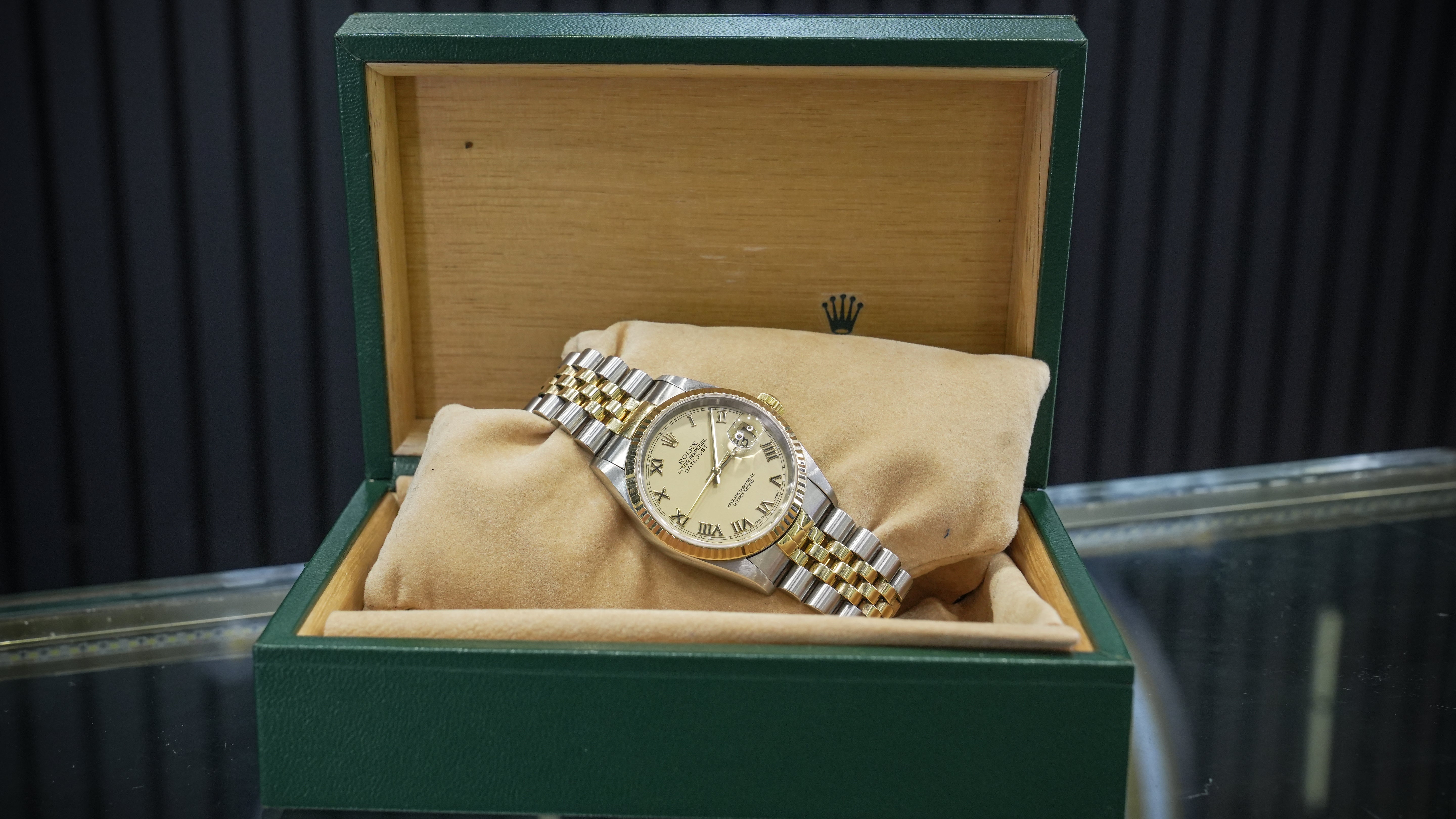 Rolex Datejust 36MM Lemon Roman Dial