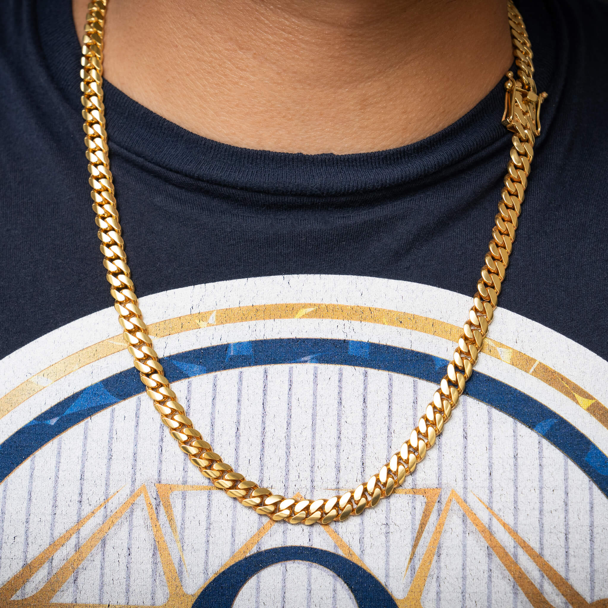 08 MM GOLD OVER SILVER CHAIN