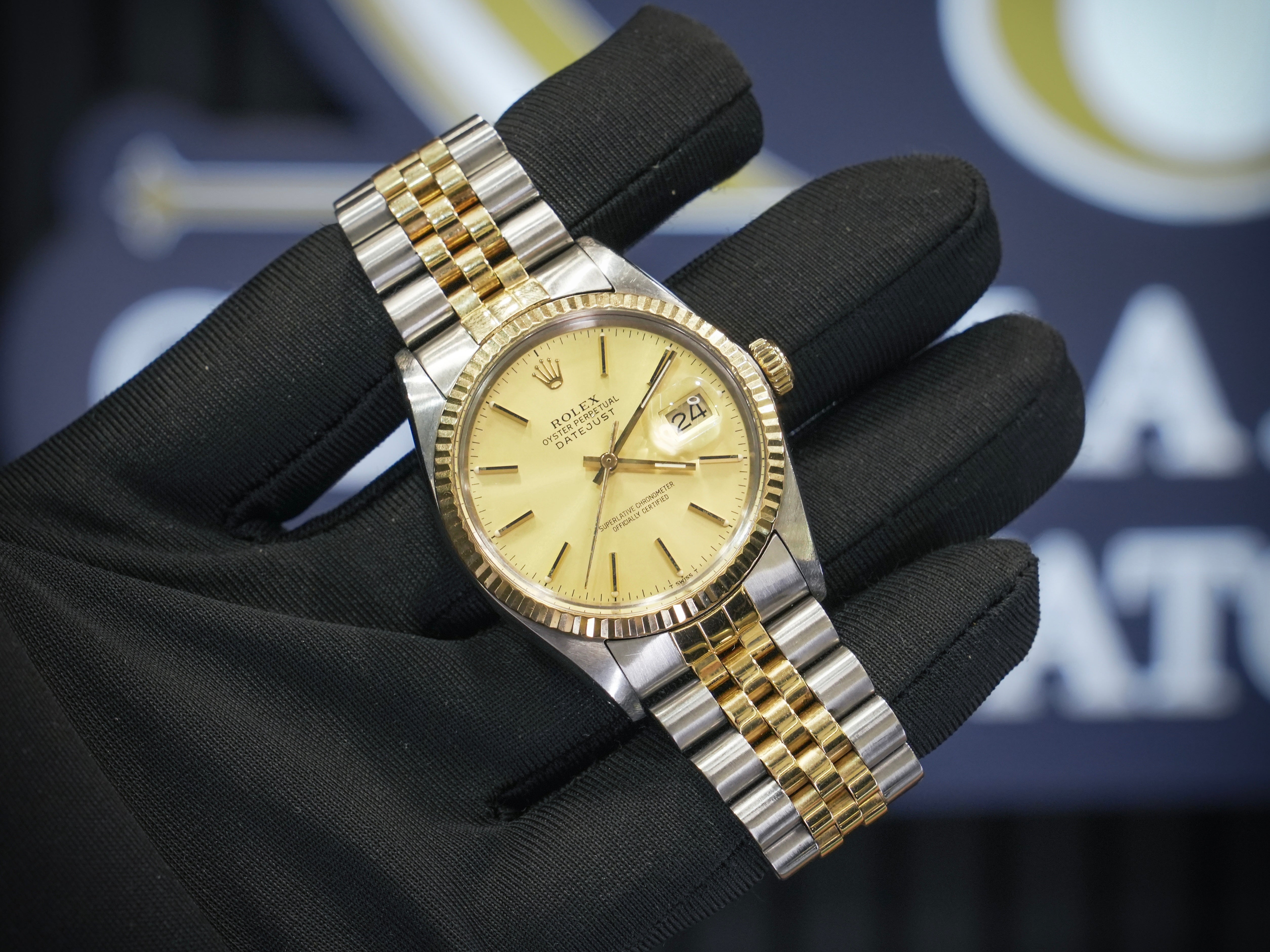 Rolex Datejust 36MM Two-Tone Champagne Dial