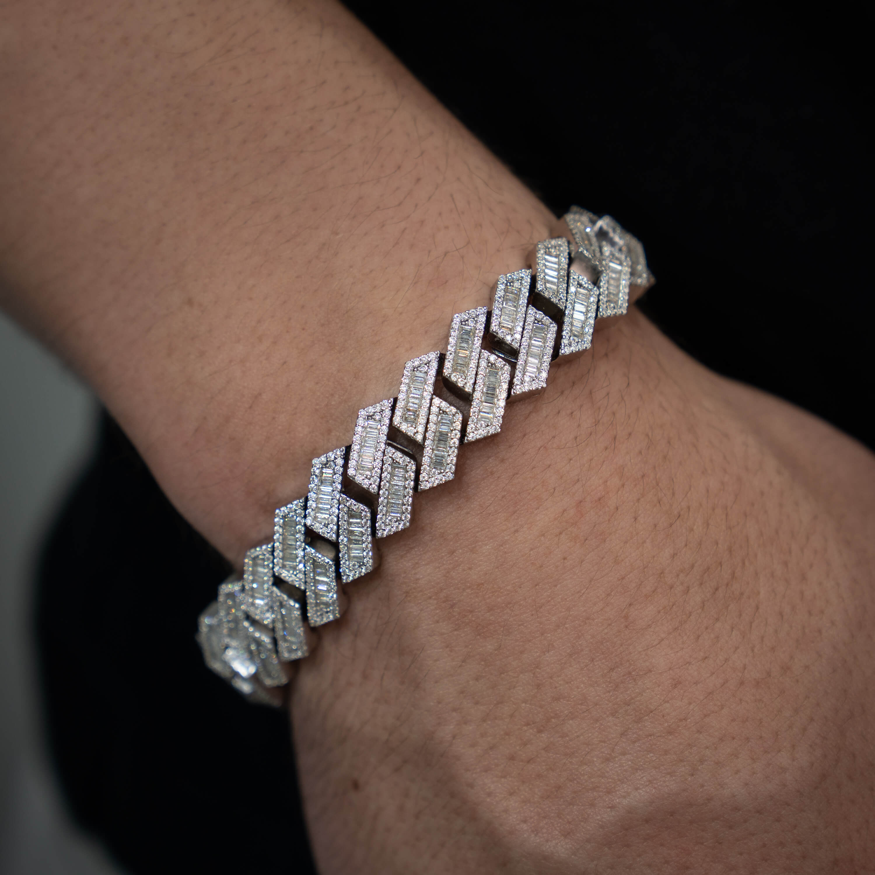 13 MM Baguette Bracelet