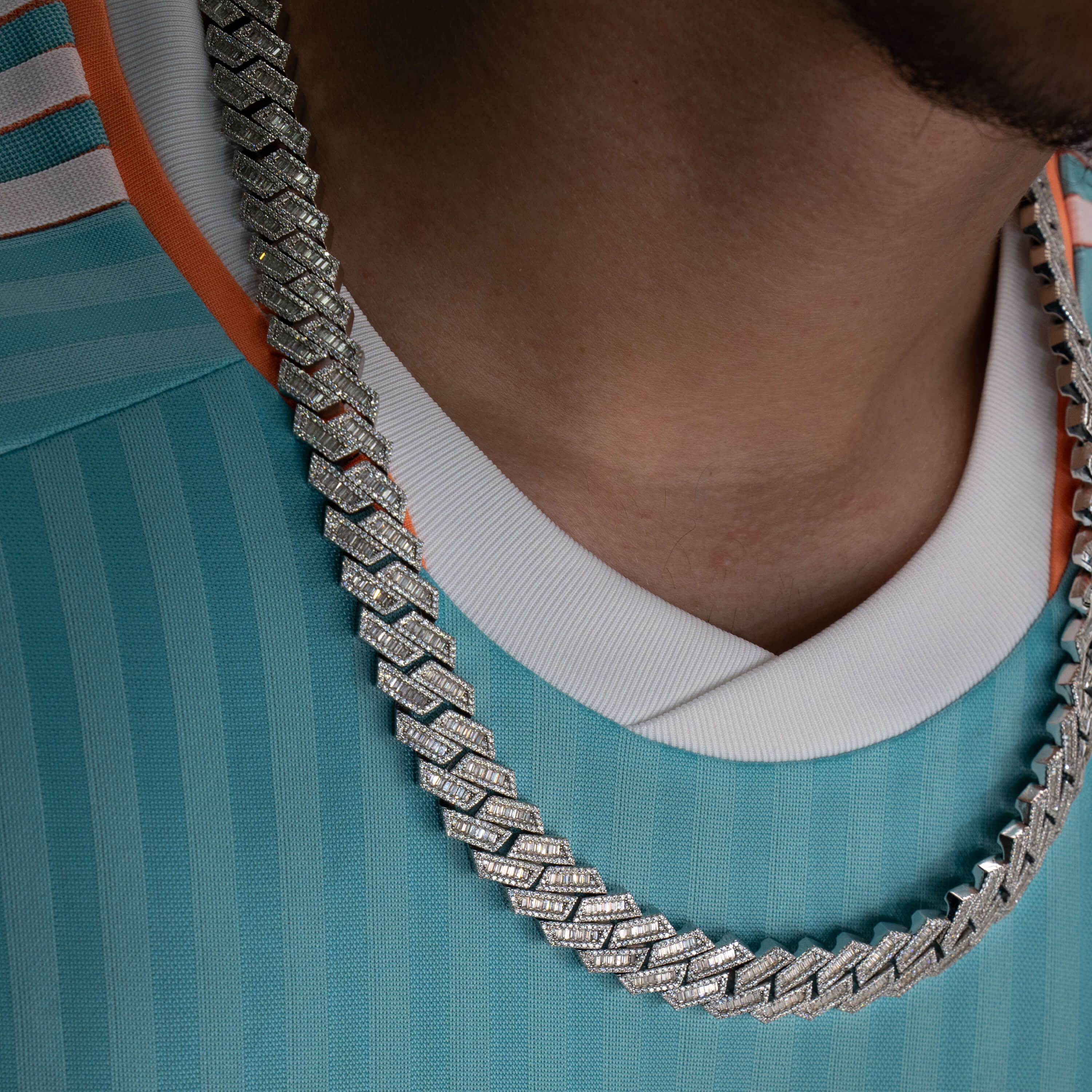 13 MM Baguette Chain