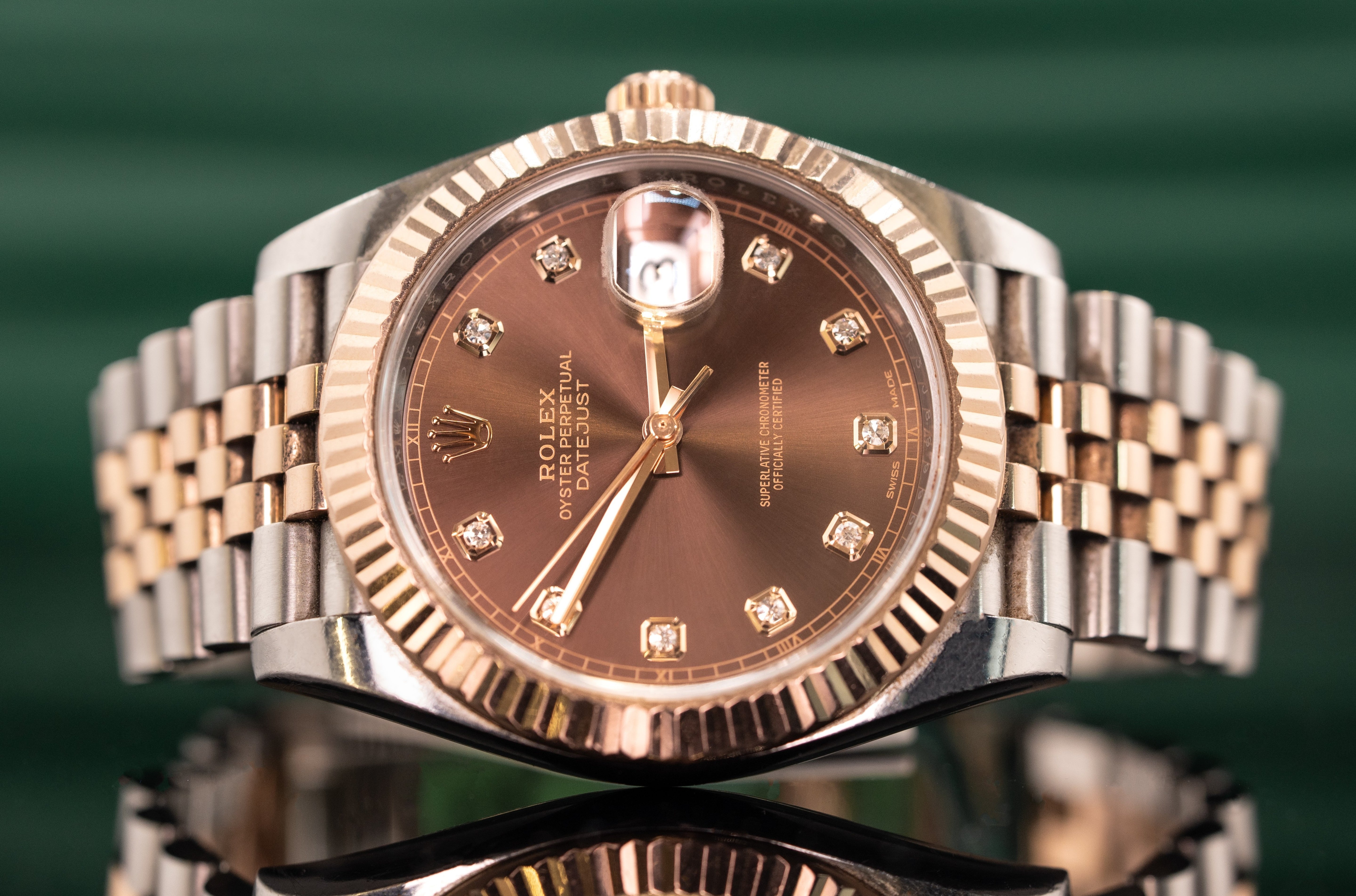 Rolex Datejust 41MM Chocolate Diamond Dial