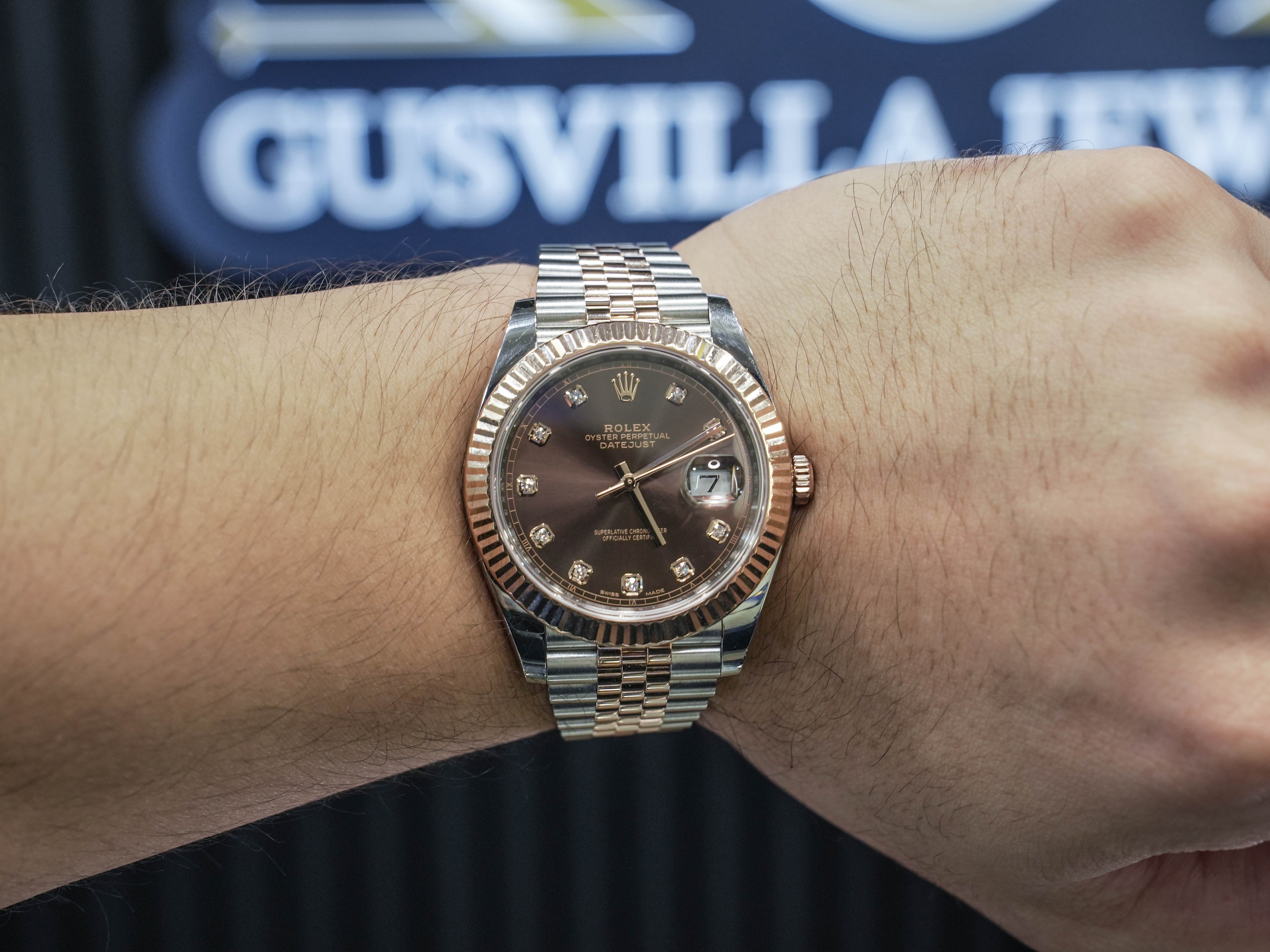 Rolex Datejust 41MM Chocolate Diamond Dial