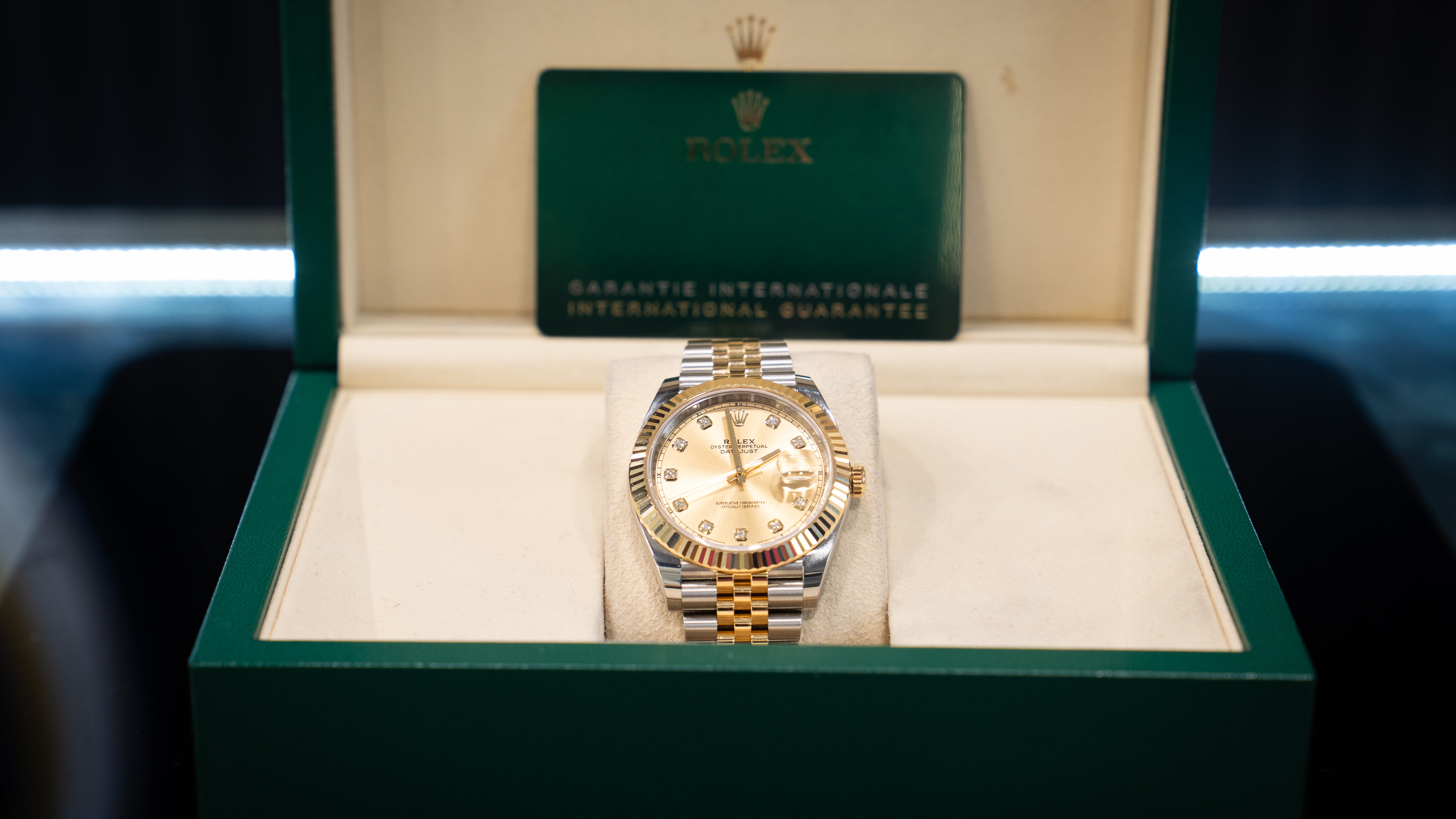 Rolex Datejust 41MM Champagne Diamond Dial 2021