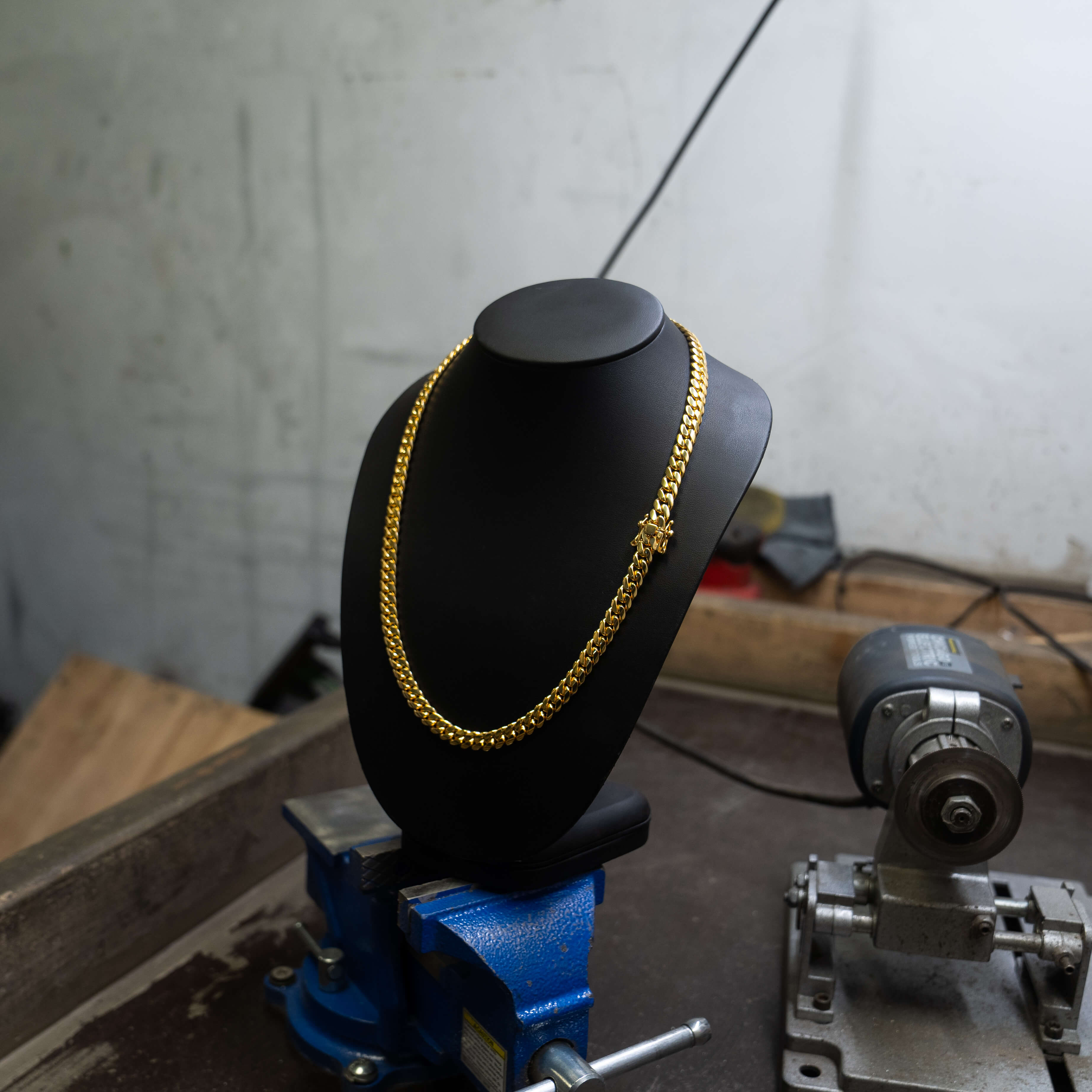 8 MM GOLD OVER SILVER CHAIN