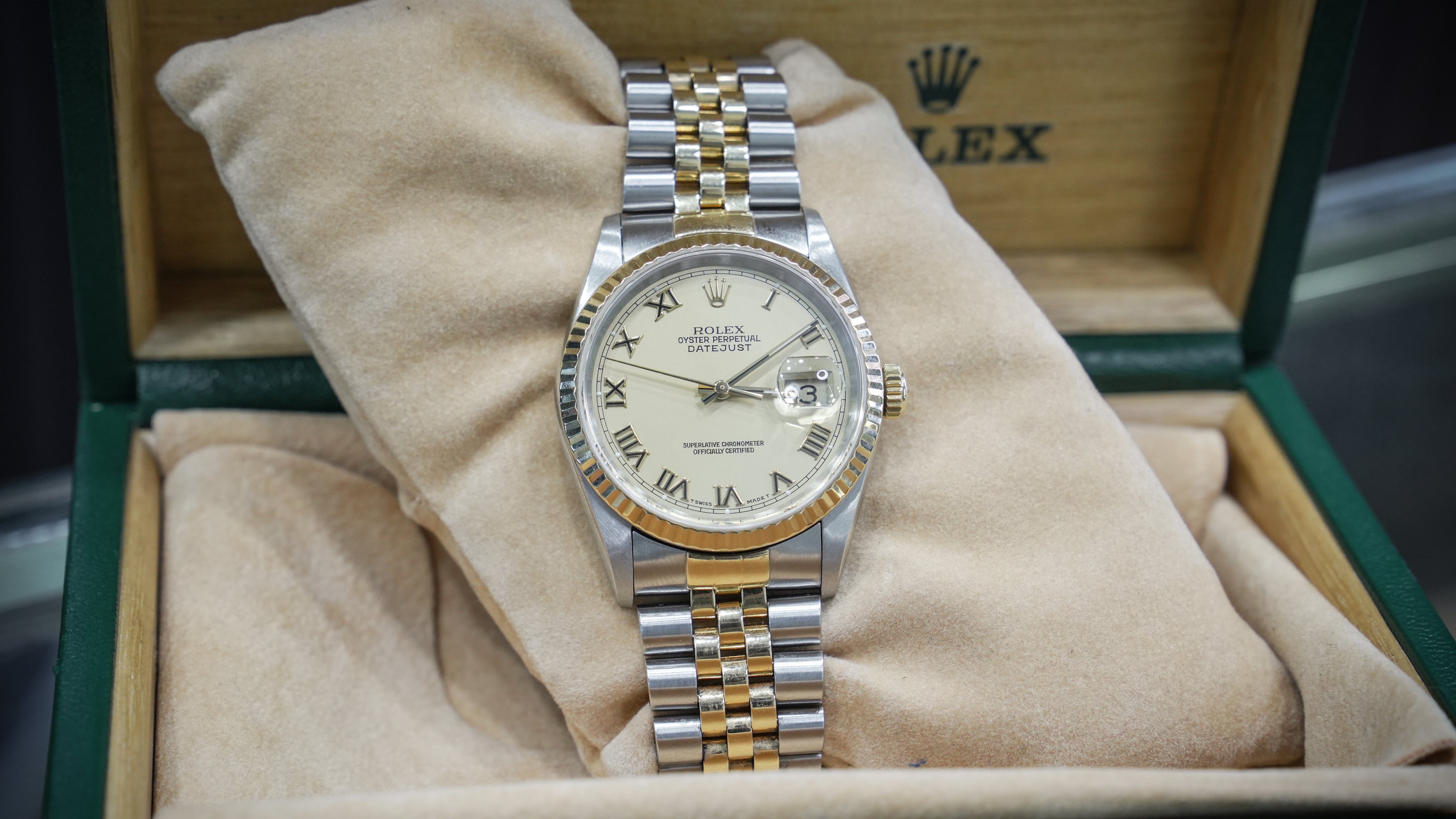 Rolex Datejust 36MM Lemon Roman Dial