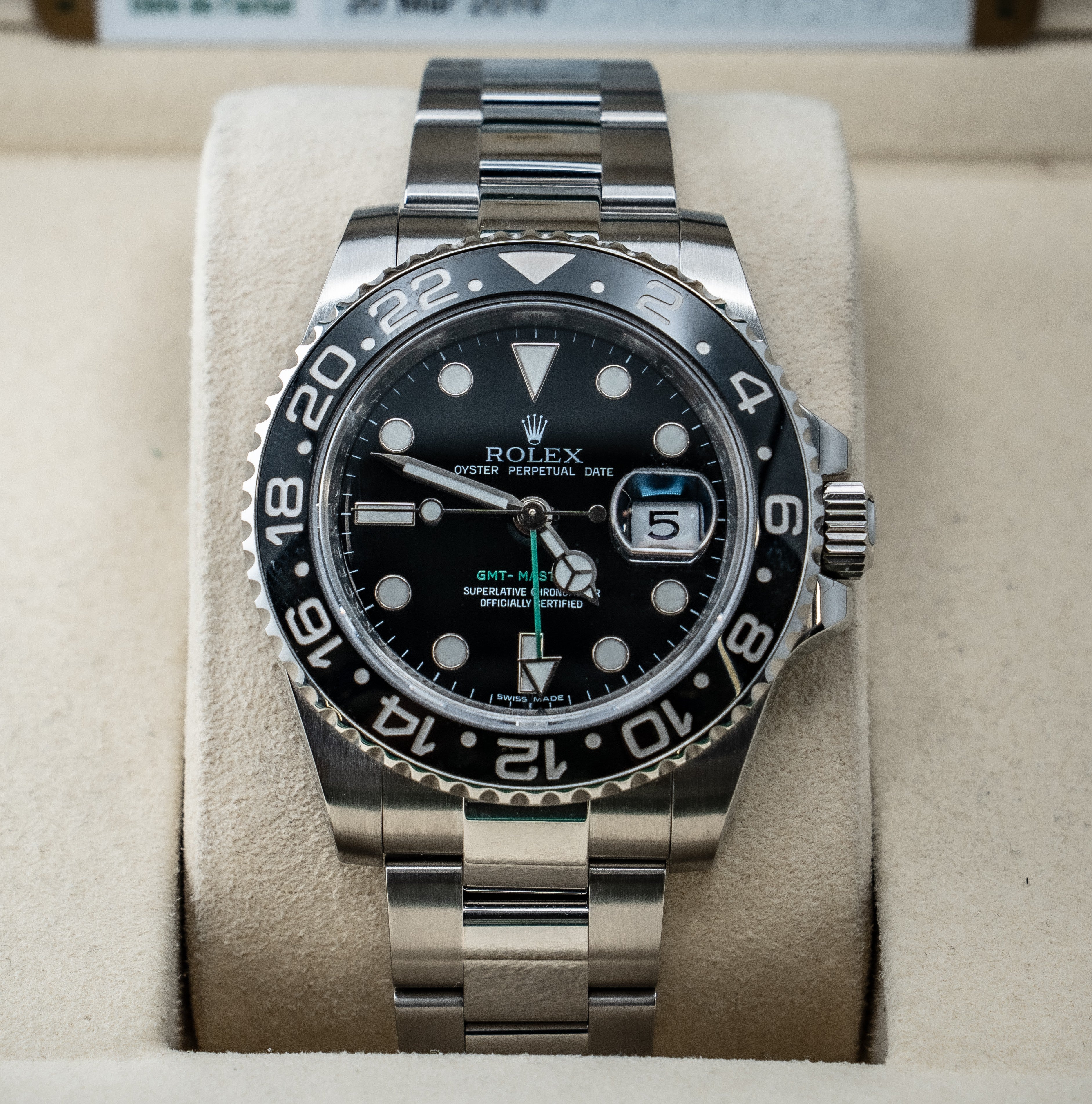 Rolex GMT-Master II Green Hand 2013