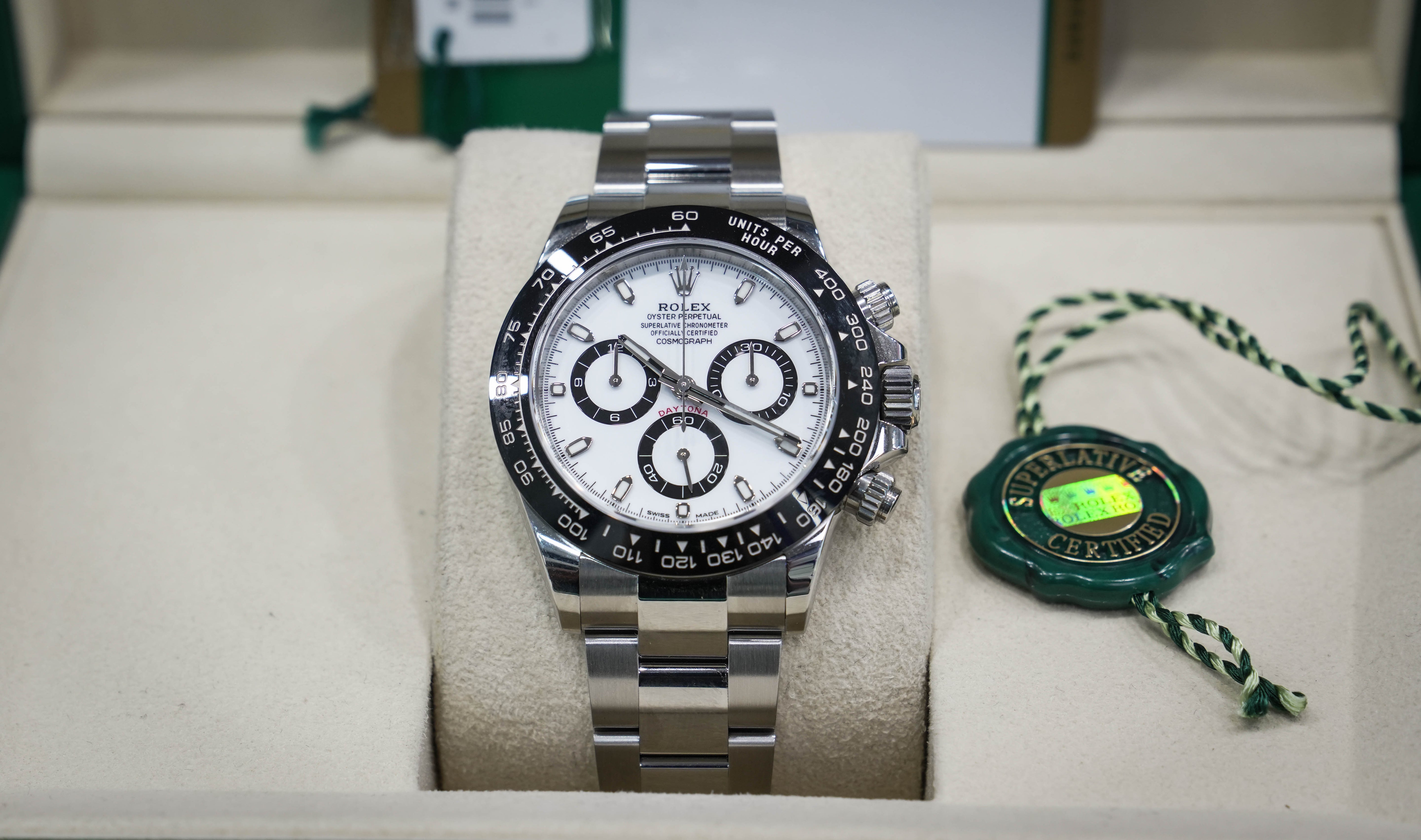 Rolex Daytona Panda White Face 2019
