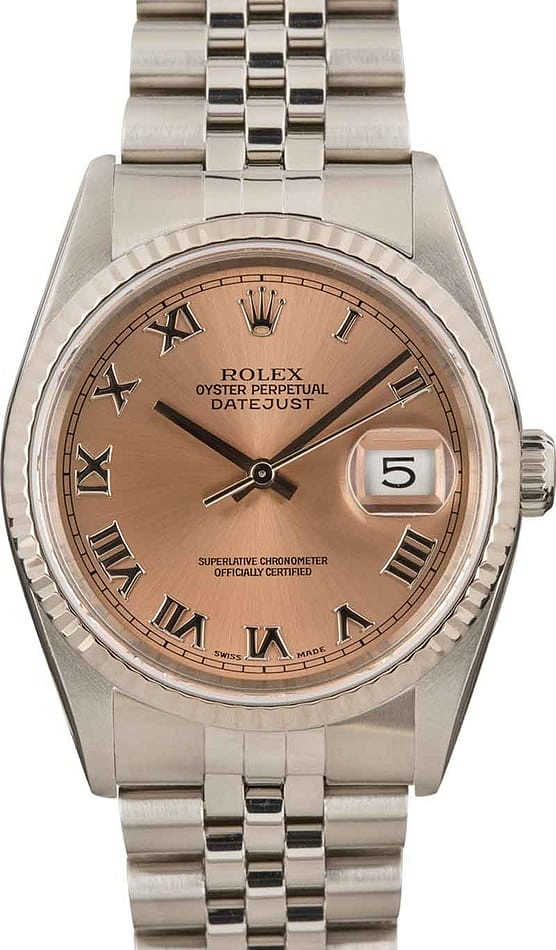 Rolex Datejust 36MM Coral Roman Dial
